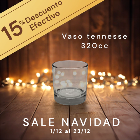 VASO TENNESSE 320CC CAJA 48 UNIDADES - comprar online