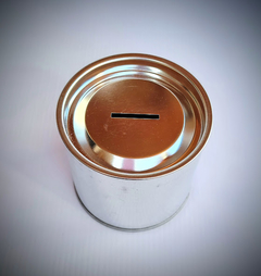 LATA ALCANCIA CON TAPA DESMONTABLE