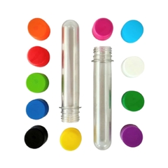 TUBO GOLOSINERO TRANSPARENTE CON TAPA PLASTICA - comprar online
