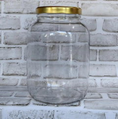 FRASCO GIGANTE DE 3000CC CON/SIN TAPA PACK 6 UNIDADES