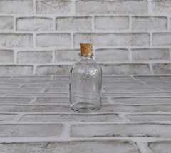botella vial de 50cc con corcho