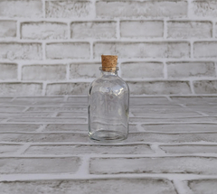 botella vial de 50cc con corcho PACK 72 UNIDADES