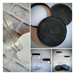 FRASCO GIGANTE DE 3000CC CON TAPA DE METAL/Plastica - enfrasca2flor