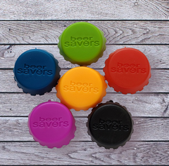 TAPONES DE SILICONA PARA BOTELLA DE CERVEZA x 6 unidades - comprar online