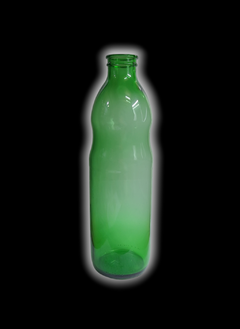 BOTELLA DE VIDRIO 1LT CON TAPA PLÁSTICA PACK DE 15 UNIDADES - enfrasca2flor