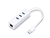 ADAPTADOR USB 2 EN 1 CON HUB DE 3 PUERTOS USB 3.0 Y ADAPTADOR ETHERNET GIGABIT UE330