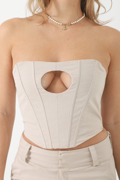CORSET HOLE BEIGE en internet