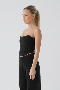 CORSET HELL PRAISER NEGRO LAVADO (efecto acid wash) en internet