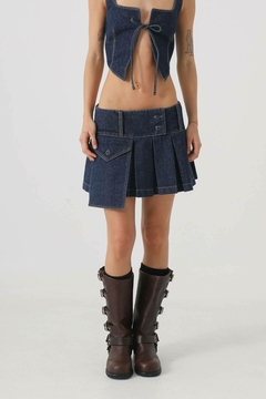 FALDA WHAT A GIRL WANTS DENIM BLUE