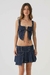 TOP WHAT A GIRL WANTS DENIM BLUE