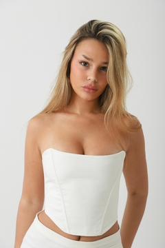CORSET BASIC WHITE - Giantessa
