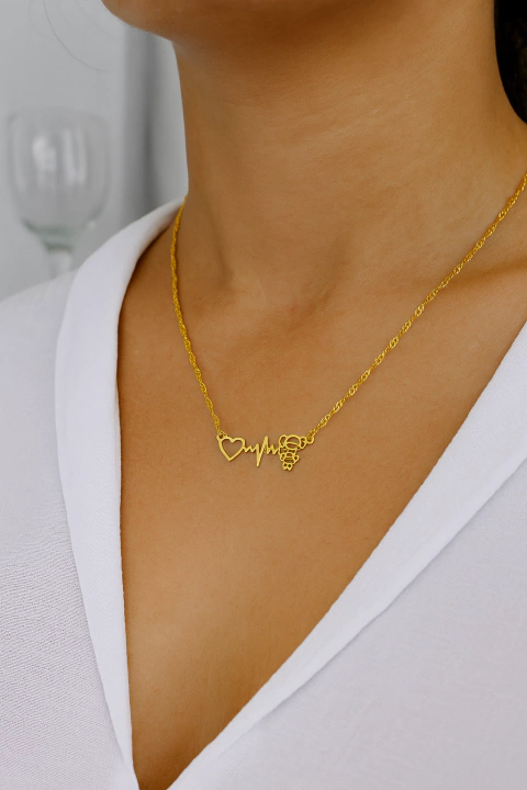 Colar menina coracao - comprar online