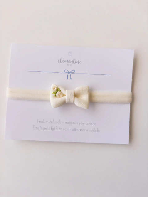 Laço Cora Bordado - comprar online