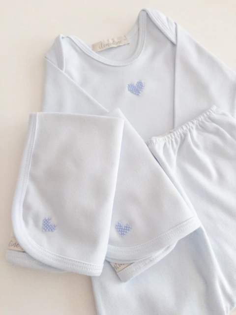 Conjunto Americano Bordado com Paninhos - comprar online