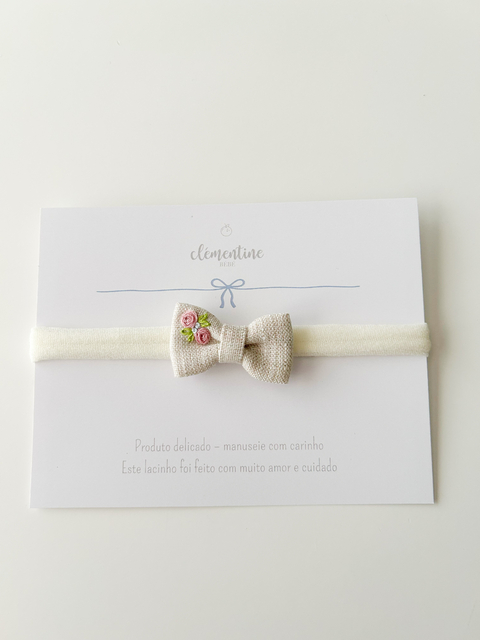 Laço Cora Bordado - comprar online