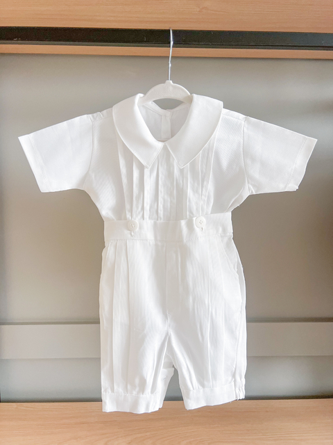 Conjunto Branco Manga Curta