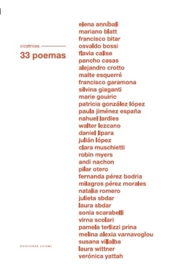 Cicatrices - 33 poemas