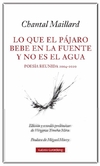 Lo que el pájaro bebe en la fuente y no es el agua