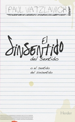 sinsentido del sentido