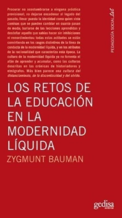 retos de la educación en la modernidad líquida, Los