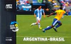 Argentina-Brasil. Gol de Messi