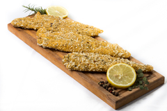 Milanesa de merluza con finas hierbas x 1kg