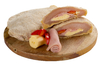Milanesa de pechuga rellena con jamón y muzzarella x 600grs - comprar online