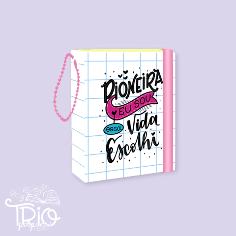 Chaveiro Post It Pioneiros