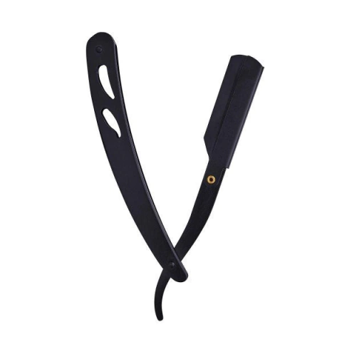 Navalhete Preto Profissional Aço Inoxidável