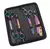 Kit Furta Cor 3 Tesouras + Navalhete + Estojo Profissional