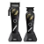 Combo de máquinas profissionais para corte e acabamento Wmark 8613 bivolt na cor preta com base de carregamento
