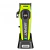 Máquina de corte profissional Wmark Shorty Compact em cor verde neon com base carregadora preta