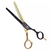 Tesoura de Desbaste Umi Black & Gold Profissional