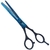 Tesoura de Desbaste Umi Azul/Preto Profissional