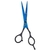 Tesoura Fio Navalha Umi Azul/Preto Profissional