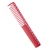 Pente De Carbono Profissional Umi Cb 108 Vermelho