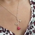 Colar flor de Rosa - loja online