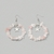 Brinco Circle Quartzo Rosa - loja online