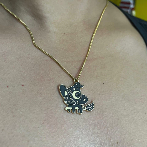 Cadenita gatito brujo - comprar en línea