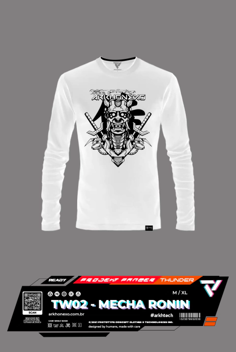 Mecha Ronin | White Premium Shirt