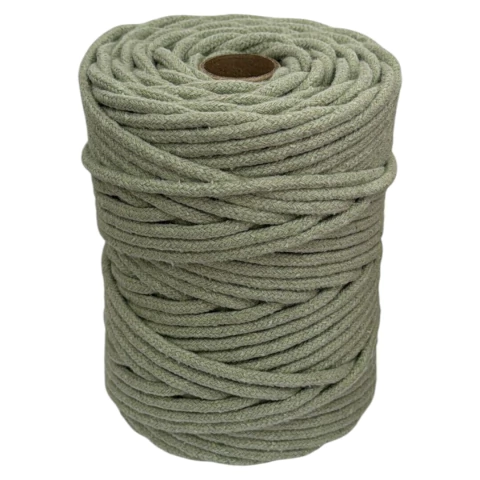 Corda de algodão trançada de 4mm - 60m (COM ALMA) - Cordões e Galhos