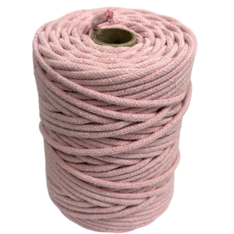 Corda de algodão trançada de 4mm - 60m (COM ALMA) - comprar online