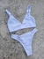 Conjunto waffle blanco