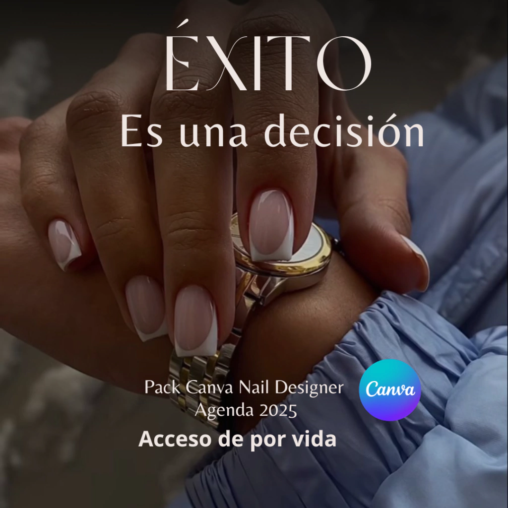 Pack Canva PRO Nail Designer COMPLETO