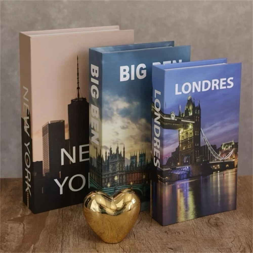 kit con 3 Libros fake para fotos o decoración de ambientes
