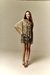 Saia Jacquard Dourada - Sage