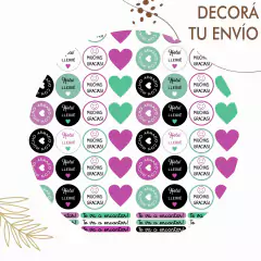 STICKERS TEMÁTICOS DECORÁ TU ENVÍO