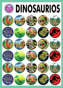 Stickers Dinosaurios - comprar online