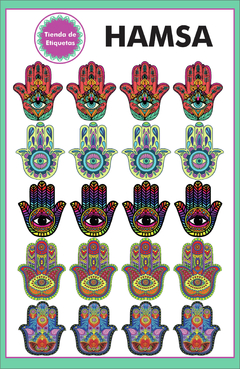 STICKERS HAMSA TRANSPARENTES en internet