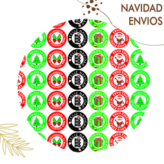 STICKERS NAVIDAD ENVIOS